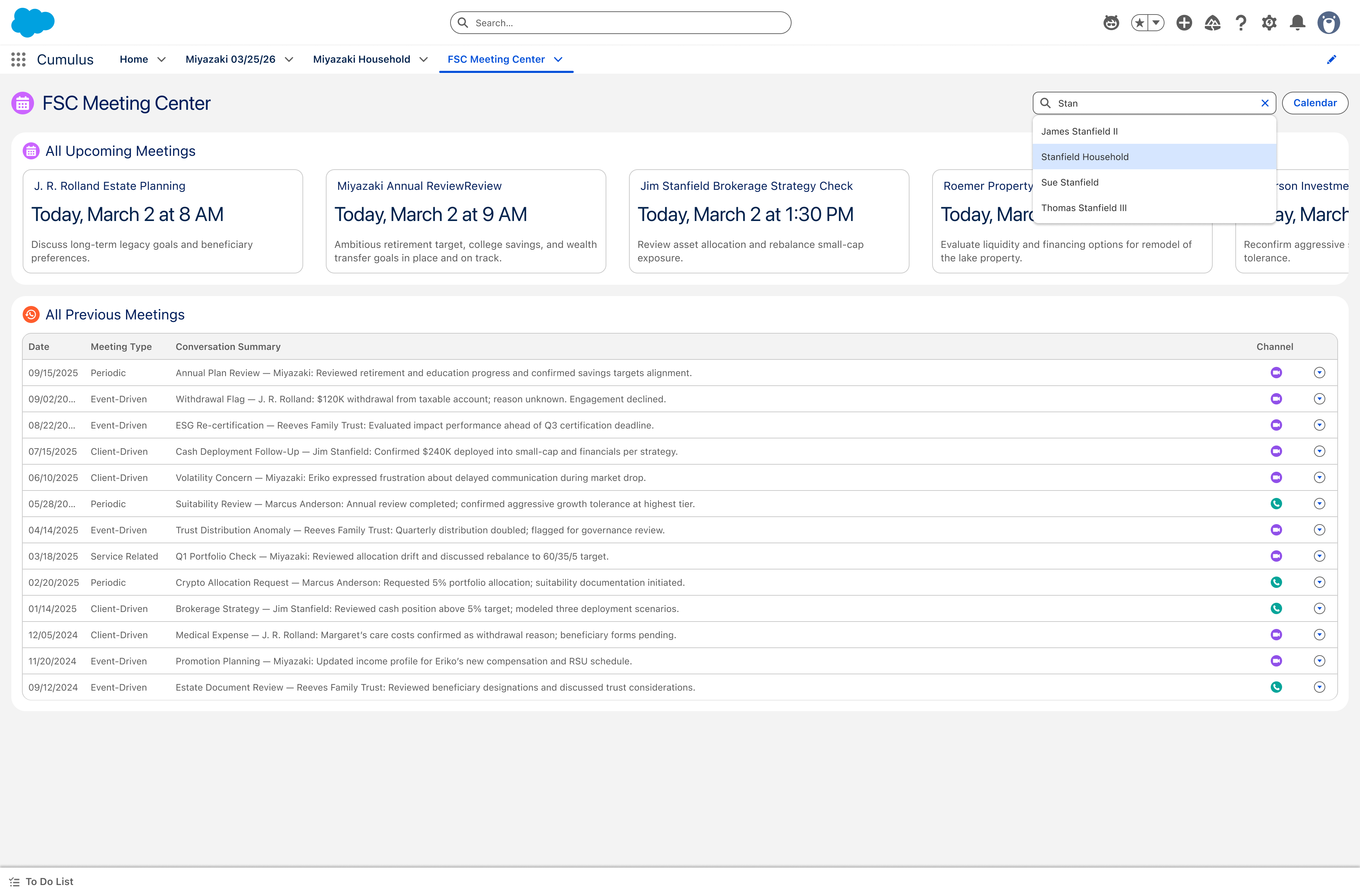 Meeting Templates